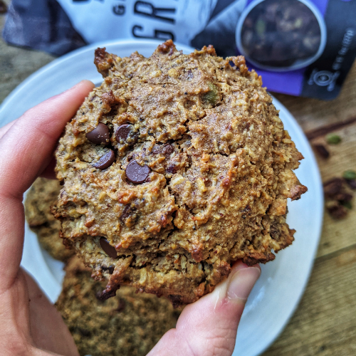 chocolate almond butter granola cookies