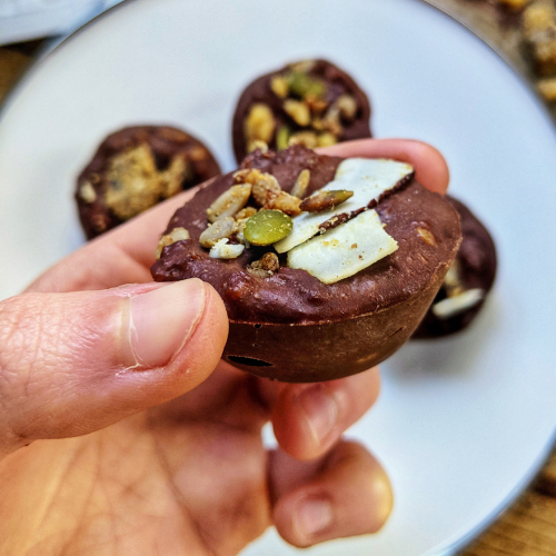 chocolate almond butter cups