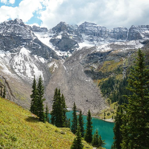 blue lakes trail to blue lakes pass in ridgway, colorado