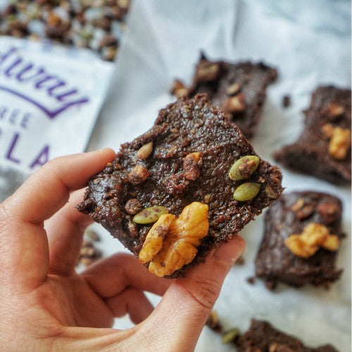 raw vegan fudge brownie