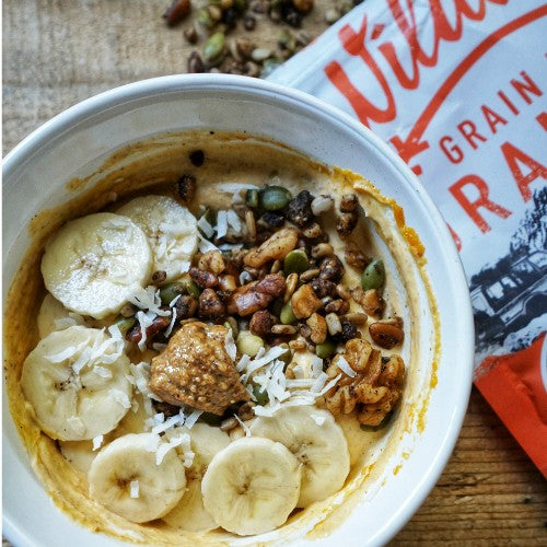 pumpkin spice yogurt bowl