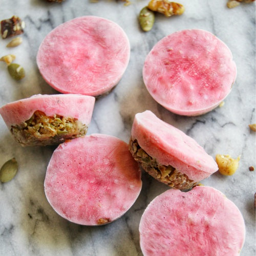 Healthy frozen yogurt dessert