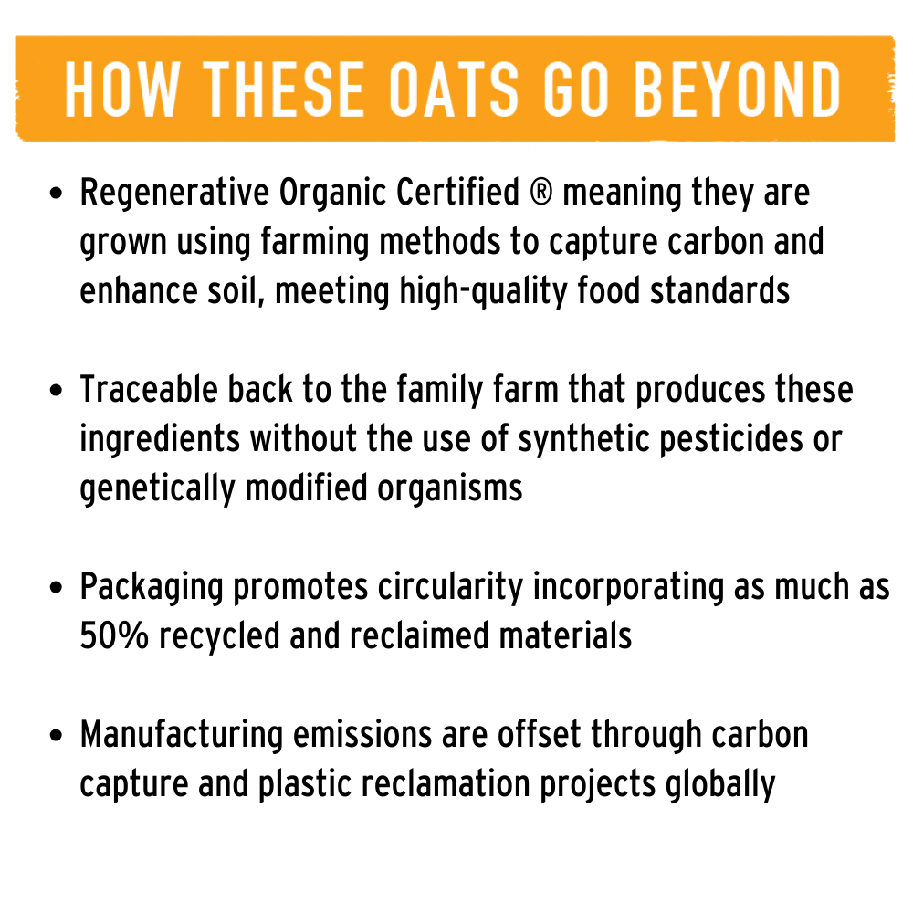 Organic Planet Friendly Oats- Banana Nut