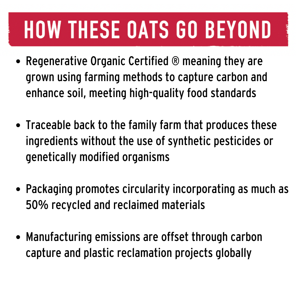 Organic Planet Friendly Oats- Raspberry Chia