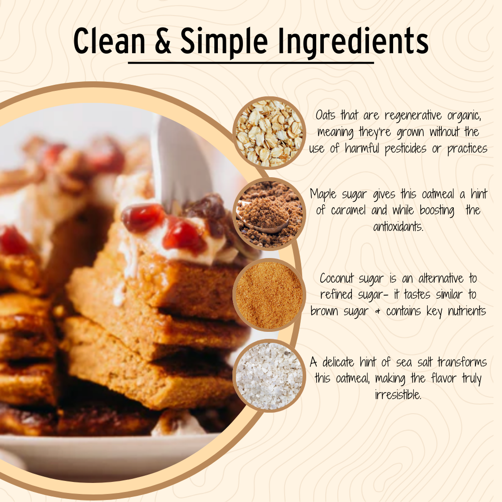 Organic Planet Friendly Oats- Maple Coconut Sugar