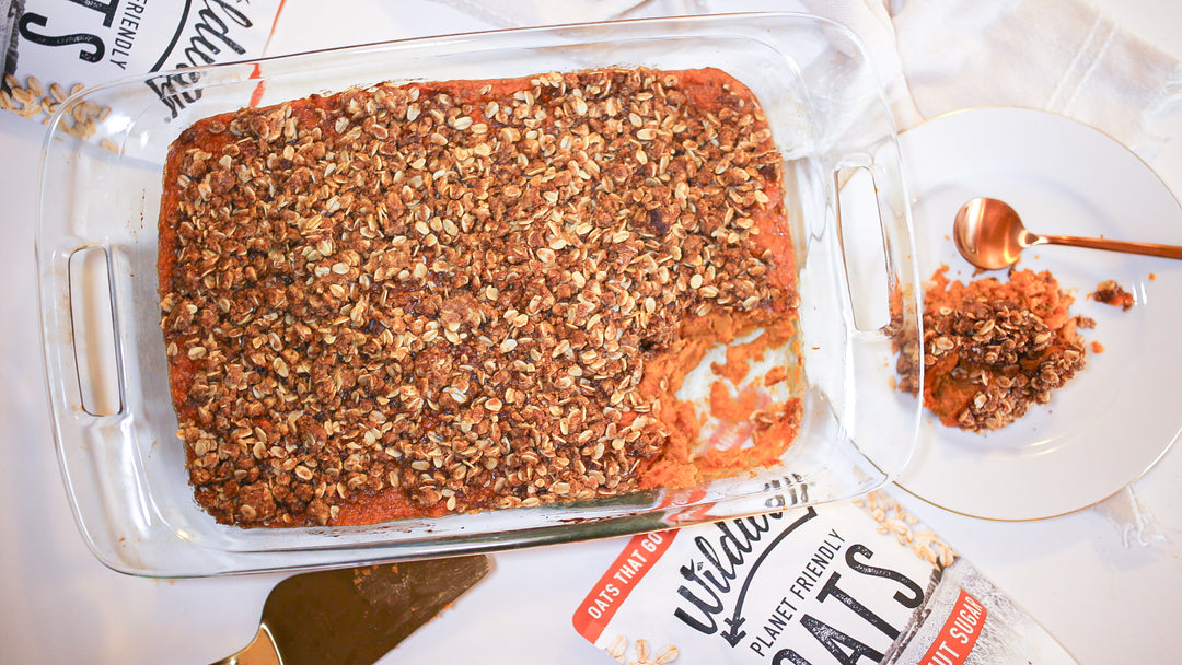 A Thanksgiving Favorite: Oat Streusel Sweet Potato Casserole