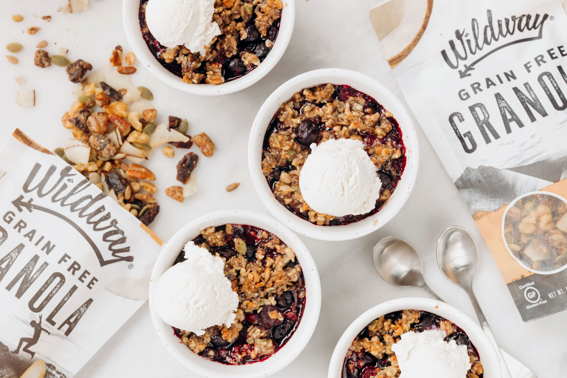 Savoring Summer: Gluten Free Summer Berry Crumbles