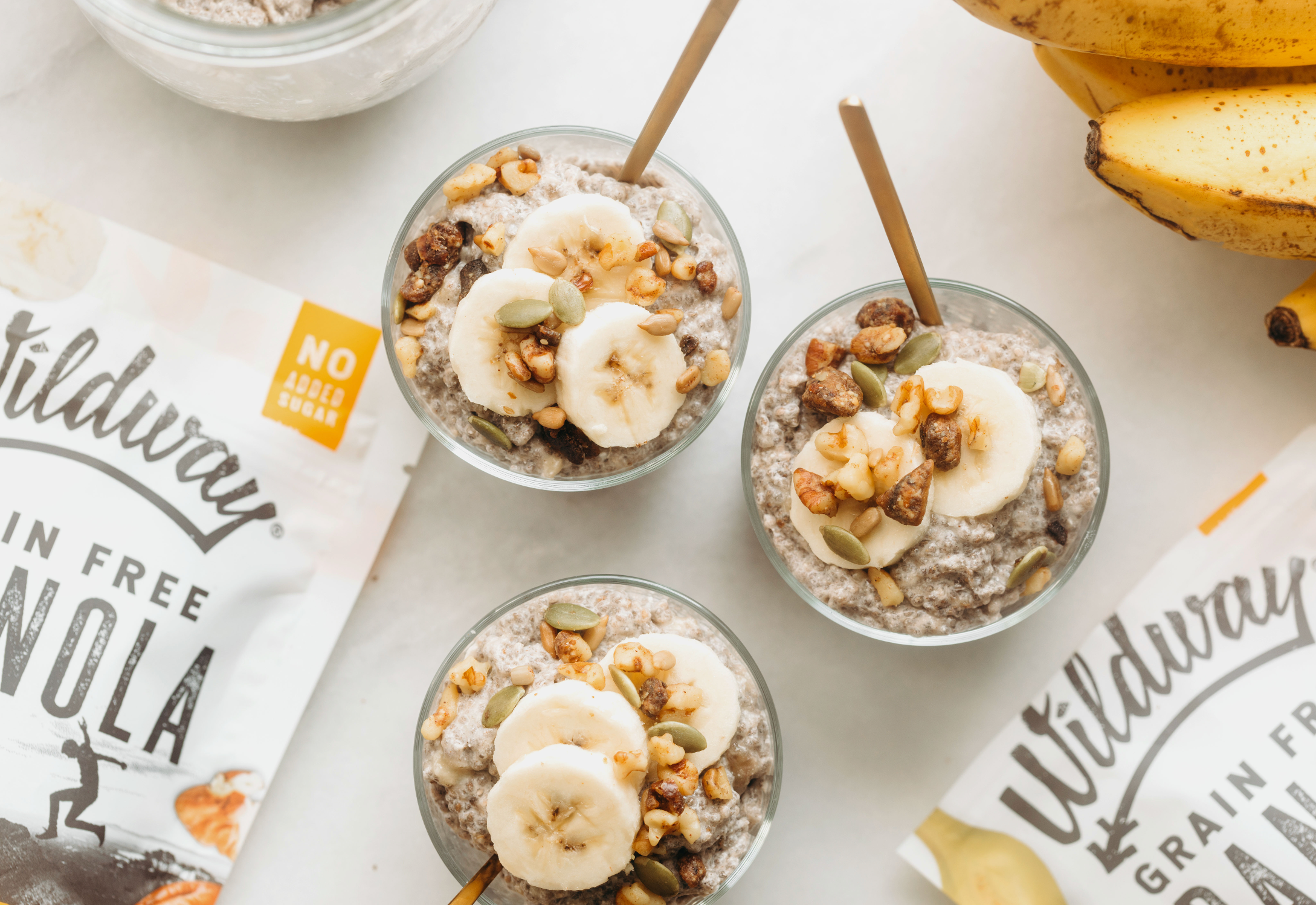 Banana Cream Pie Chia Pudding