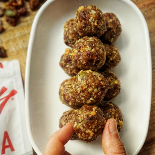 grain-free and paleo apple energy bites