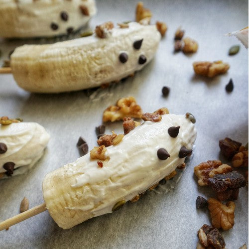 healthy halloween banana ghost recipe