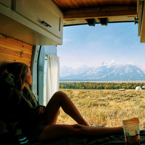 best tips for being healthy on a road trip van life