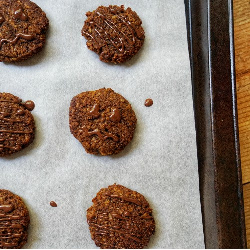 paleo jack-o-lantern cookies