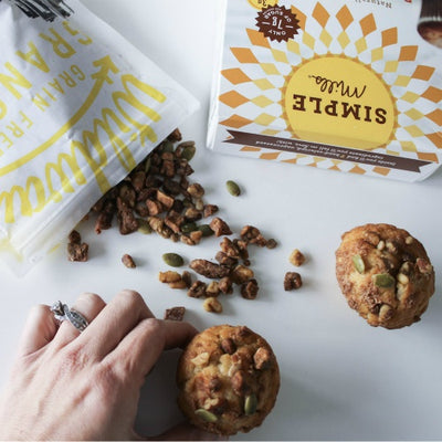 Chunky Banana Nut Muffins