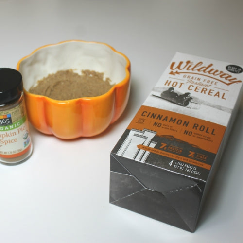 grain free pumpkin pie hot cereal