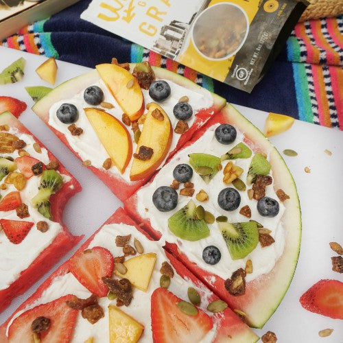 vegan watermelon fruit pizza recipe