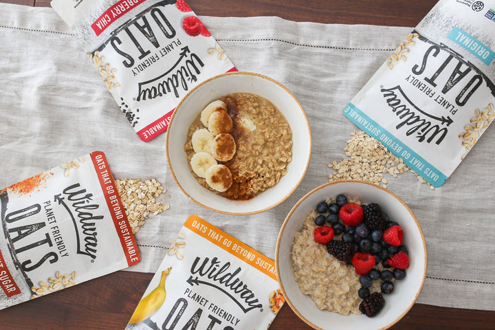 An Image of Wildway Planet Friendly Oats Variety Pack Prepared