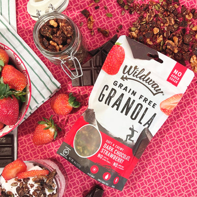 Grain-free Granola: Dark Chocolate Strawberry, 8oz