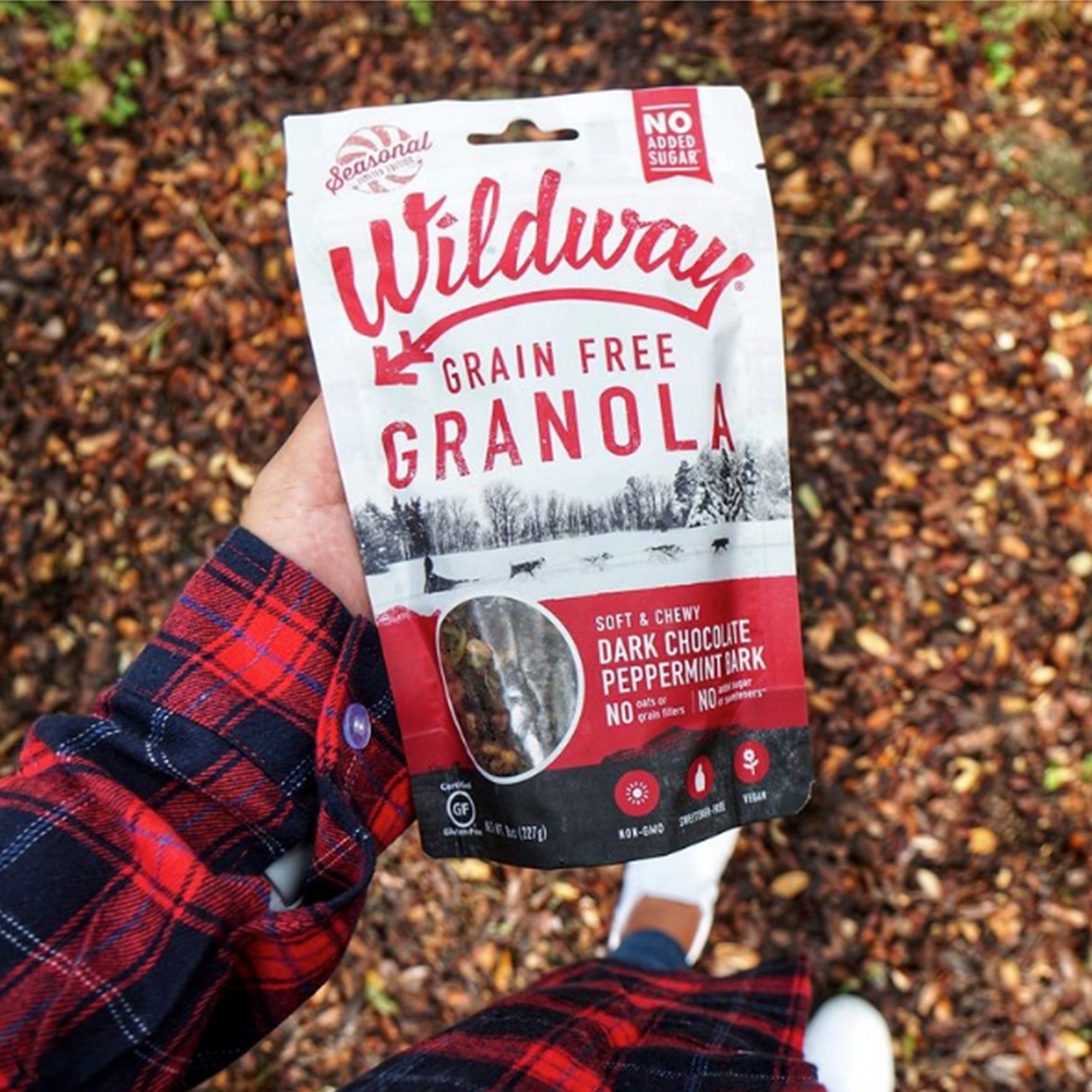 Grain-free Granola: Dark Chocolate Peppermint Bark, 8oz