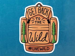 Sticker Pack #LiveWild