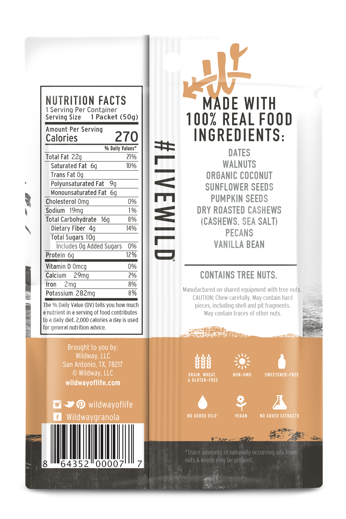 Grain free Granola Snack Packs - Variety Pack
