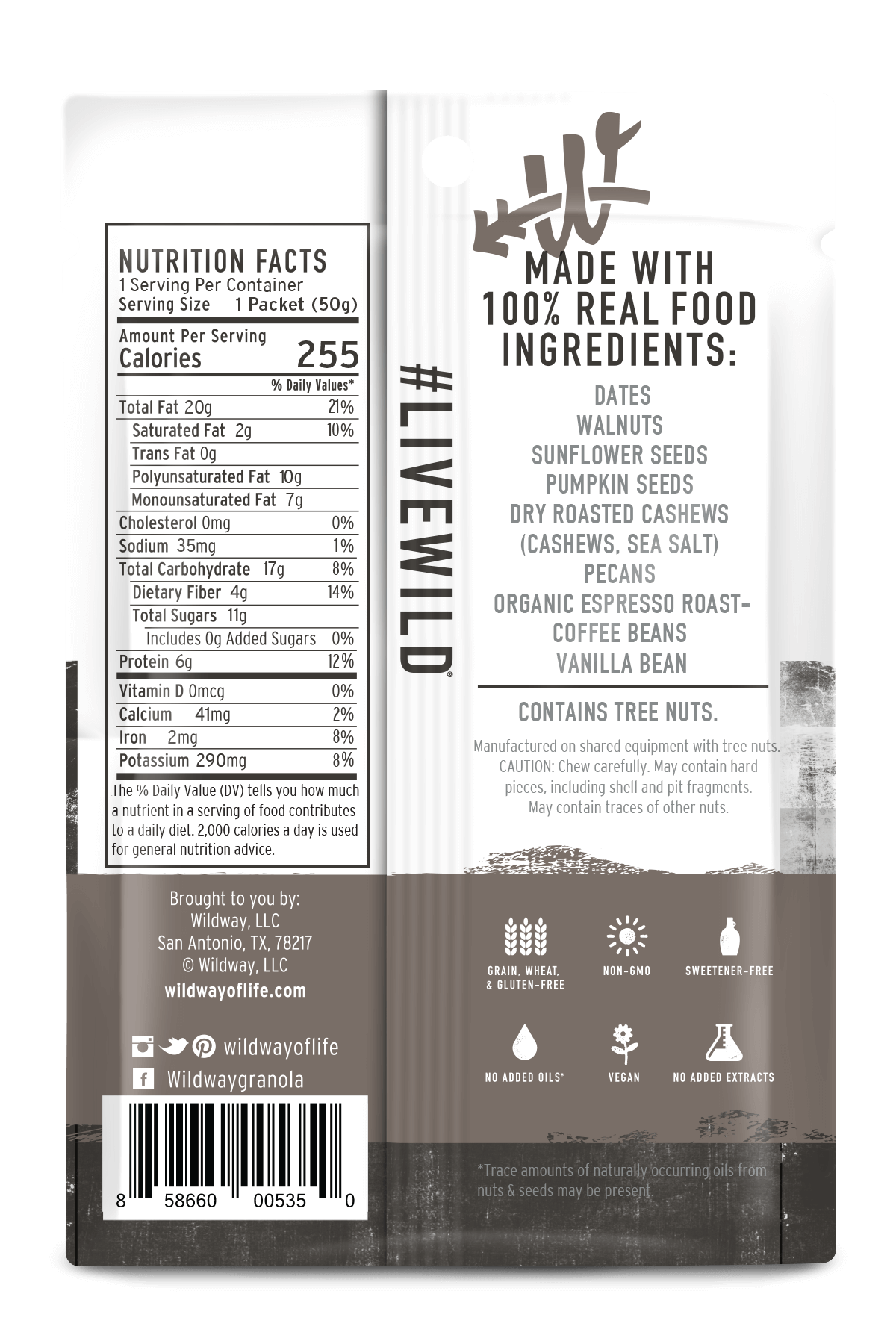 Grain free Granola Snack Packs - Variety Pack
