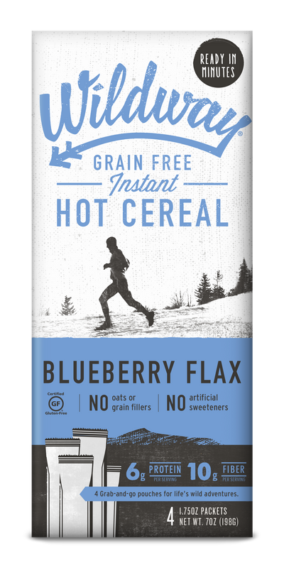 Grain-free Instant Keto Hot Cereal: Blueberry Flax, 7oz