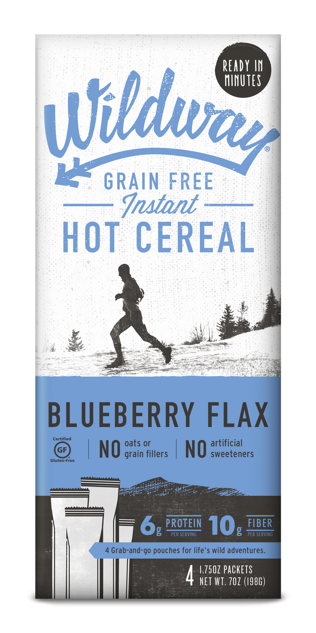 Grain-free, Keto Hot Cereal Variety Pack, 7 .oz ea, Pack of 4