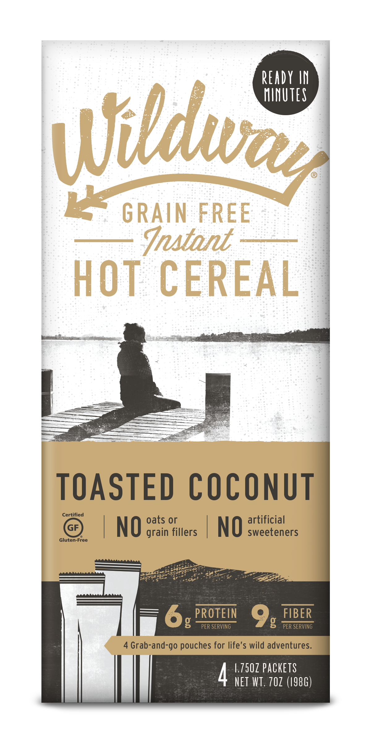Grain-free Instant Keto Hot Cereal: Toasted Coconut, 7oz