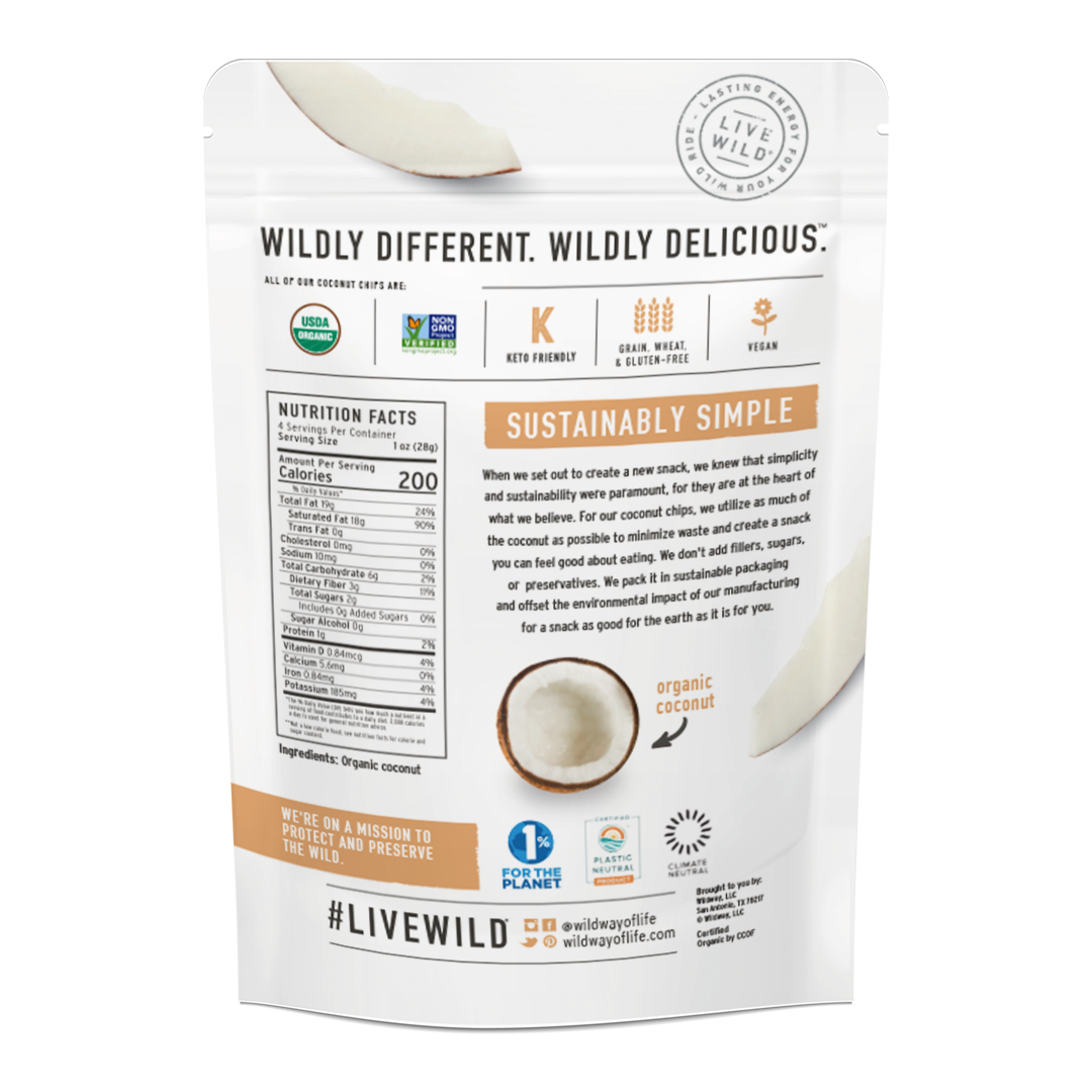 Organic Coconut Chips - Original Coconut