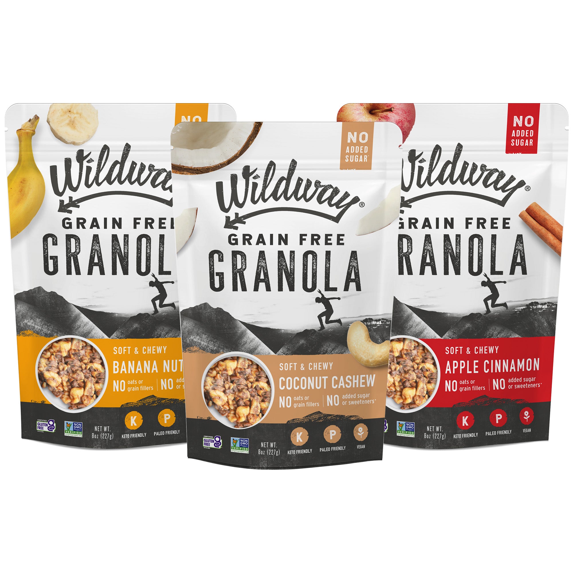 Grain-free Granola Variety 3-Pack, 8oz
