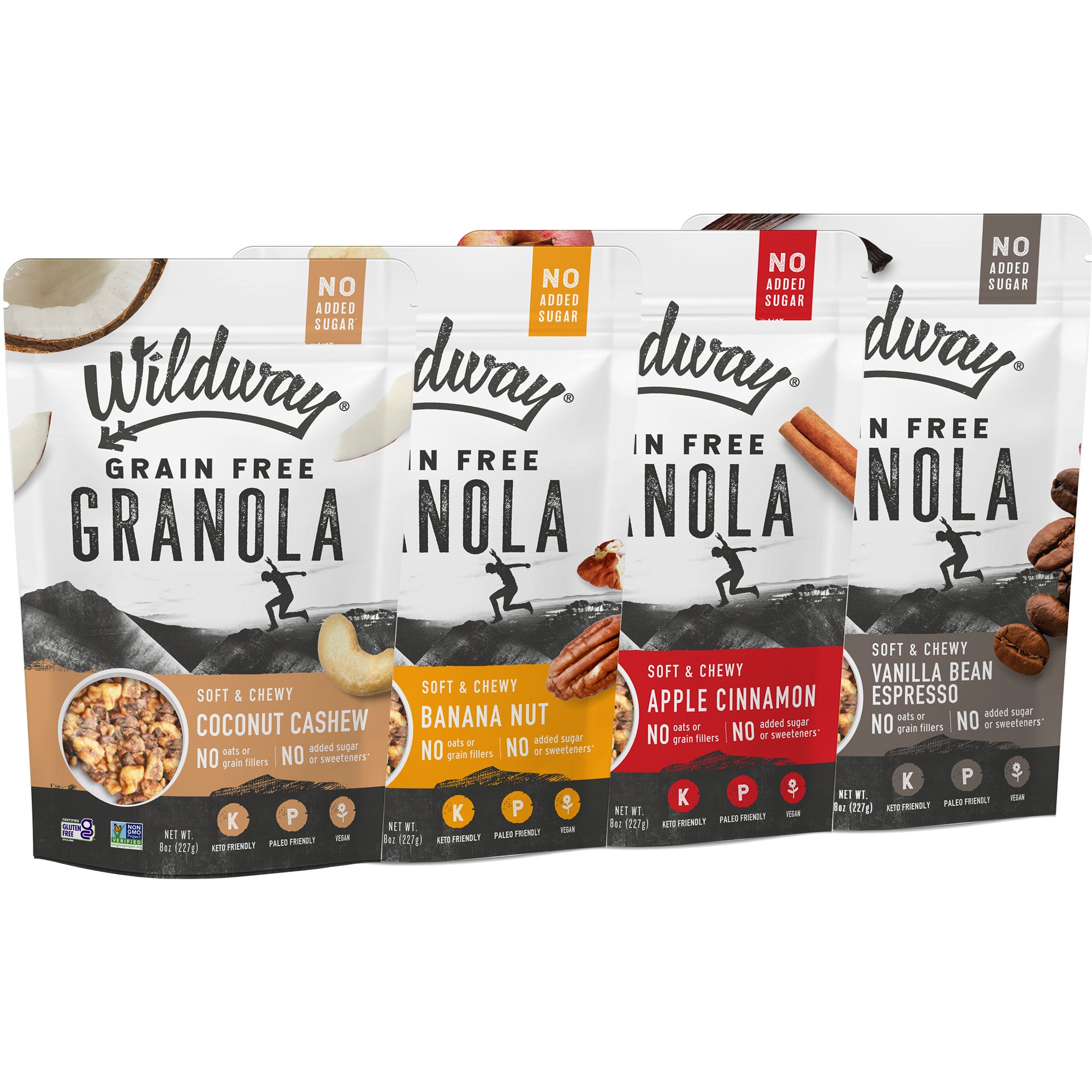 Grain-free Granola Variety 4-Pack, 8oz